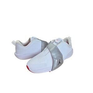 Jordan Air Rev Golf Shoes White Metallic Silver Men's 10 FV6338-100